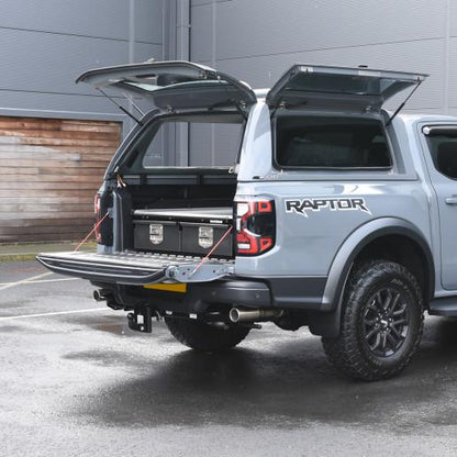 Genuine Ford Ranger Wildtrack 2022> ALPHA CMX CANOPY WITH GLASS LIFT-UP DOORS