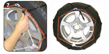 New Green Valley TXR9 Winter 9mm Snow Chains - Car Tyre for 16 215/65-16"