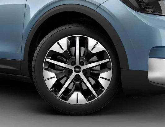 Genuine Ford New Explorer 2024> 19" Front Alloy Wheel, 5 Spoke Design Absolute Black