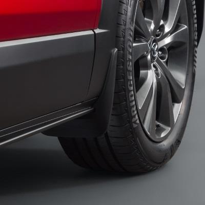 Genuine Mazda CX-30 2019> Set of Front Mud Flaps Black FR5V3450