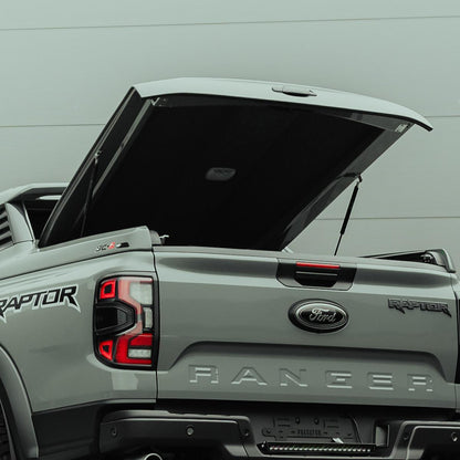 Genuine Ford Ranger Raptor 2022> Sedona Orange ALPHA SC-Z SPORTS TONNEAU Shadow Black
