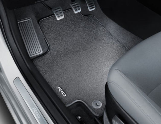 Genuine Kia Rio 2017 > Velour Carpet Mat Set, RHD Only H8143ADE10
