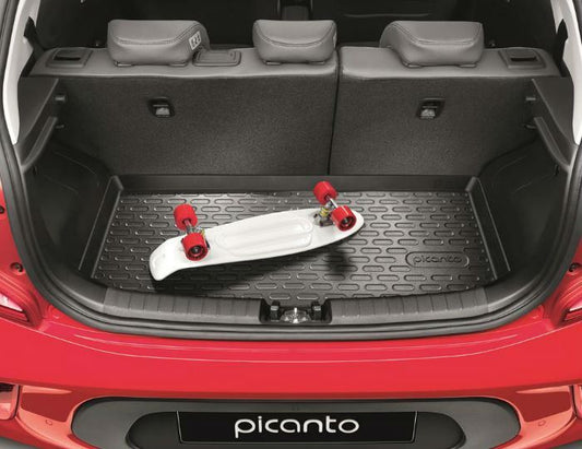 Genuine Kia Picanto 2017 > Rear Boot Liner - With Underfloor Tray