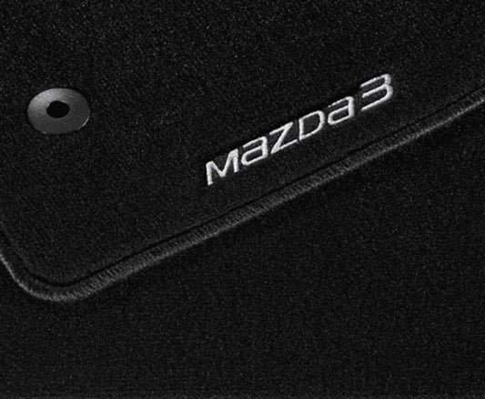 Genuine Mazda 3 Front Velour Carpet Floor Mats / Mat Set Carpet 2009 Onwards