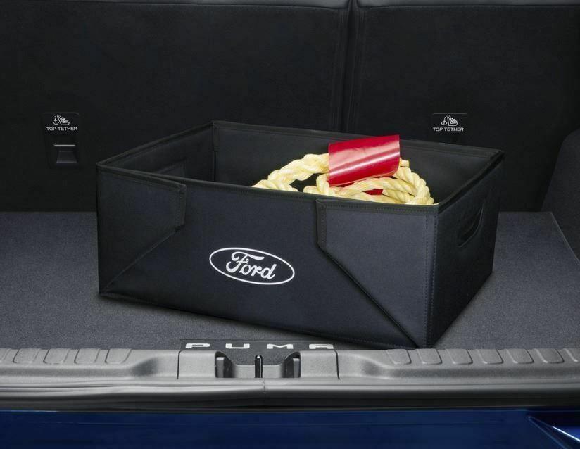 Genuine Ford Puma 2020> Foldable Transport Box, Black Fabric - 2470827