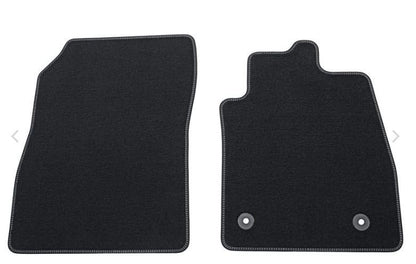 Genuine Ford Puma 2020> Set of Front Velour Floor Carpet Mats Grey Stitching RHD