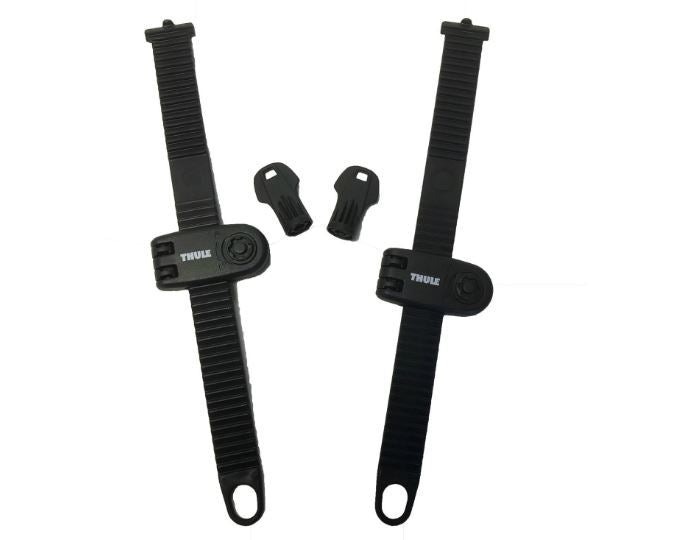 Pair Thule 986 Wheel Strap Locks for 591/ 598 Bike Cycle Carriers Only Fits Thule Plastic Wheel Straps