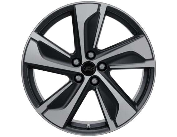 Genuine Ford Puma 2020> 19" Alloy Wheel, 5 Spoke-design, Matt Black / Machined 2498740