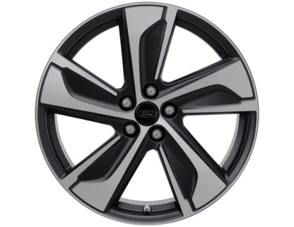 Genuine Ford Puma 2020> 19" Alloy Wheel, 5 Spoke-design, Matt Black / Machined 2498740