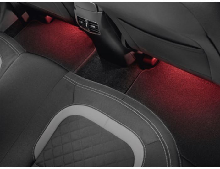 Genuine Kia Stonic 2017> Red Rear Footwell Area Illumination 66650ADE30