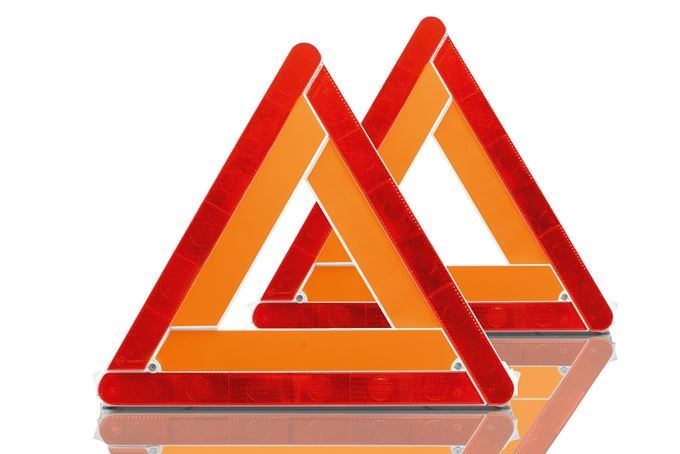 Genuine Nissan Micra 2017> Warning Triangle (Double) Premium Box Nissan Branded