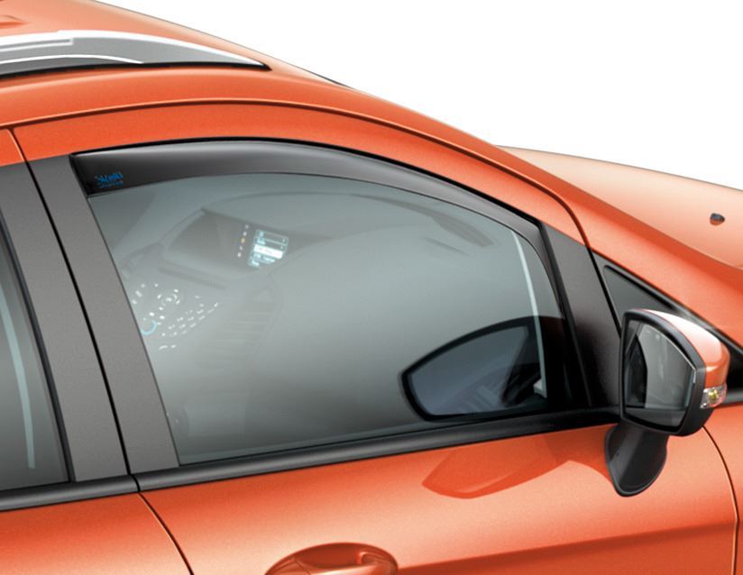 Genuine Ford EcoSport 2017> ClimAir Side-Window Air Deflectors - Black