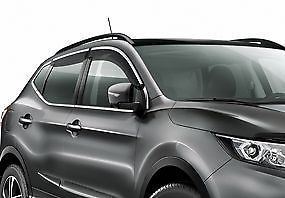 Genuine Nissan Qashqai 2017> Front and Rear Wind Deflector -KE8004E010