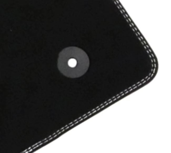 Genuine Ford Puma 2020> Set of Front Velour Floor Carpet Mats Grey Stitching RHD