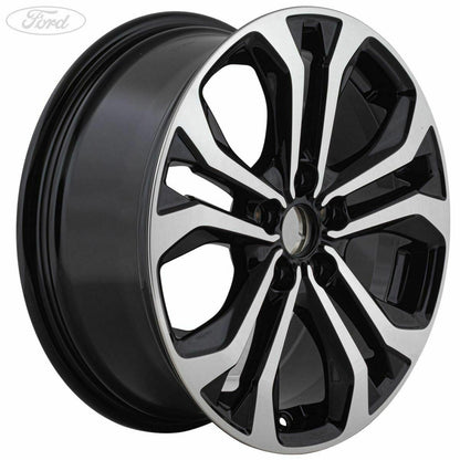 Genuine Ford Puma 2020> 17" Alloy Wheel, 7.0 x 17" Absolute Black / Machined 2393238