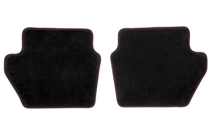 Genuine Ford Puma 2020> Set of Rear Velour Floor Carpet Mats Red Stitching RHD
