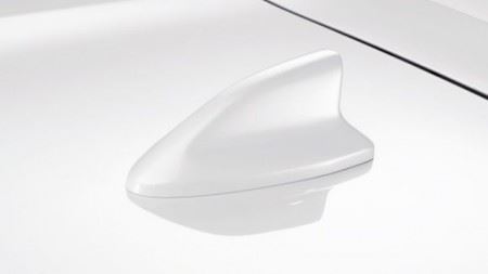 Genuine Nissan Micra 2017> Shark Antenna With DAB, Solid White - KE2805FABB