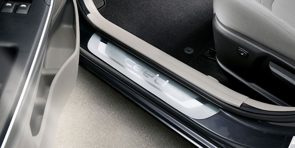 Kia Cee'd Sportswagon Door Sill Guards / Protectors - Metallic (A2450ADE00)