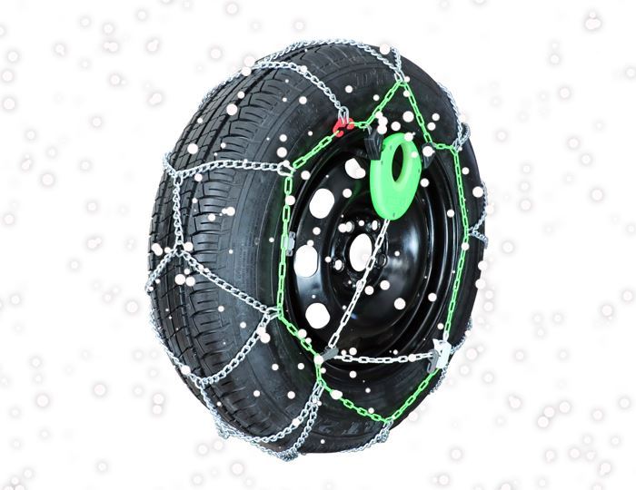 Green Valley TXR9 Winter 9mm Snow Chains - Car Tyre for 15" Wheels 155/60-15