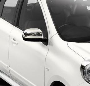 Genuine Nissan Micra 08/13> Mirror Covers - Force Red (KE9601H000RD)
