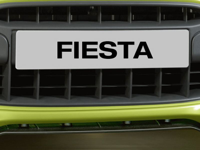 Genuine Ford Fiesta Front Lower Grille - Black up to 10/2012 (1550788)