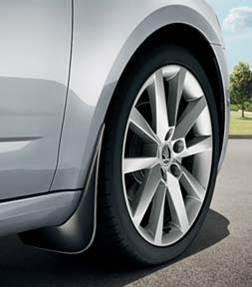 Genuine Skoda Octavia Hatch 2017 > Front Mudlaps / Mud Flaps 5E0075111