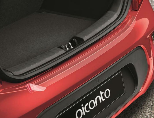 Genuine Kia Picanto 2017 > Transparent Rear Bumper Protection Foil