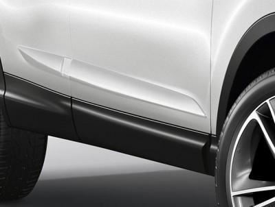Nissan Qashqai (2014 -2017) Body Side Mouldings (White Pearl QAB) KE7604E52