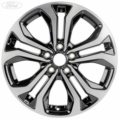 Genuine Ford Puma 2020> 17" Alloy Wheel, 7.0 x 17" Absolute Black / Machined 2393238