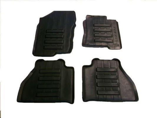 Genuine Nissan Navara 2018> Double Cab Front and Rear Rubber Mats (RHD)