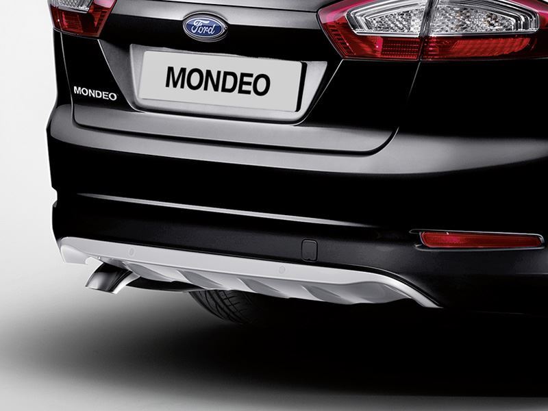 Ford Mondeo Rear Diffuser - Silver with Park/Sens & Single Exhaust (1765284)