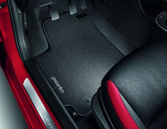 Genuine Kia Picanto 2017 > Velour Carpet Mat Set, RHD Only G6143ADE10