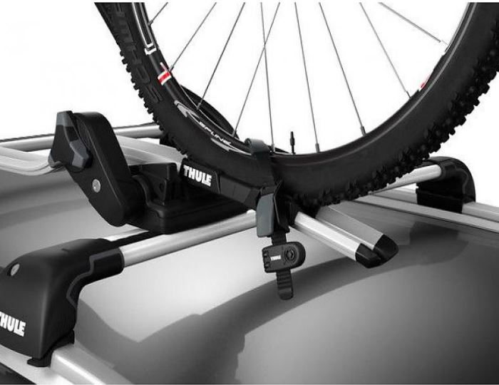 Treble Pack Thule 598 Cycle Carrier / Roof Mounted ProRide / Upright INCLUDE WHEEL LOCK