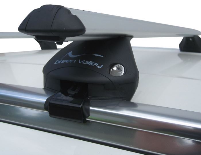 Fiat Panda Rood Rack Aero Aluminium Roof Rack Lockable Rail Bars Fiat Panda 2012- Onwards F ...