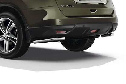 Nissan X-Trail (2014 >) Rear Corner Styling Bars - Stainless Steel (KE5454B53A)