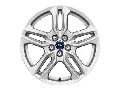 Ford S-Max 2015>Single Alloy wheel 18"5 x 2-Spoke Design,Sparkle Silver 1889412