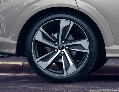 Genuine Ford Puma 2020> 19" Alloy Wheel, 5 Spoke-design, Matt Black / Machined 2498740