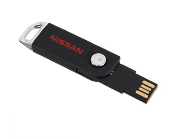 Genuine Nissan USB Flip Memory Stick 32GB Black & Red New Genuine NIS051