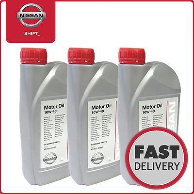Genuine Nissan 10W40 Semi Synthetic Motor / Engine Oil 3 litre / ltrs 3L