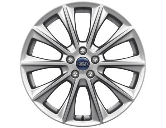 Genuine Ford Kuga Single 19" Alloy Wheel 10 - Spoke Design Polished Paint (2055649) 2016 Onwards