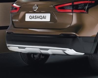 Genuine Nissan Qashqai 2017> Matte Chrome Cross Over Rear Styling Plate