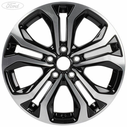 Genuine Ford Puma 2020> 17" Alloy Wheel, 7.0 x 17" Absolute Black / Machined 2393238