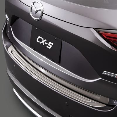 Genuine Mazda CX-5 2017 - 2022 Stainless Steel Rear Bumper Step Plate - KB8NV4080