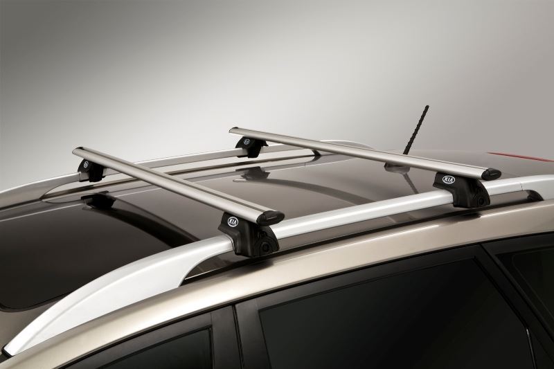 Genuine KIA Sorento (06-09) Aluminium Roof Bars - W/Roof Rails (E83004D050)