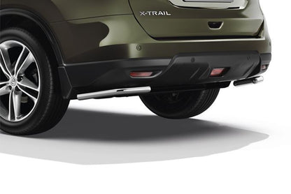Nissan X-Trail (2014 >) Rear Corner Styling Bars - Stainless Steel (KE5454B53A)