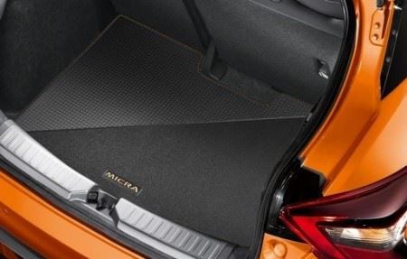 Genuine Nissan Micra 2017> Trunk Mat Reversible, Energy Orange - KE8405F001OR