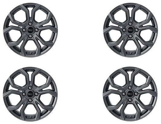 Genuine Ford Fiesta 2017> Set of 4 17" Alloy Wheel - Rado Grey - 2237389