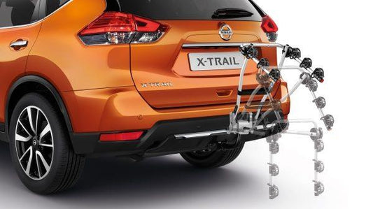 Genuine New Nissan Qashqai 2021> Bike carriers Hangon Towbar mounted For 4 Bikes