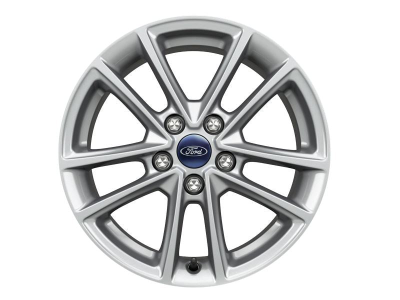 Ford C-Max 04/15> Single Alloy Wheel 16" 5x2-Spoke Design, Silver 1892726